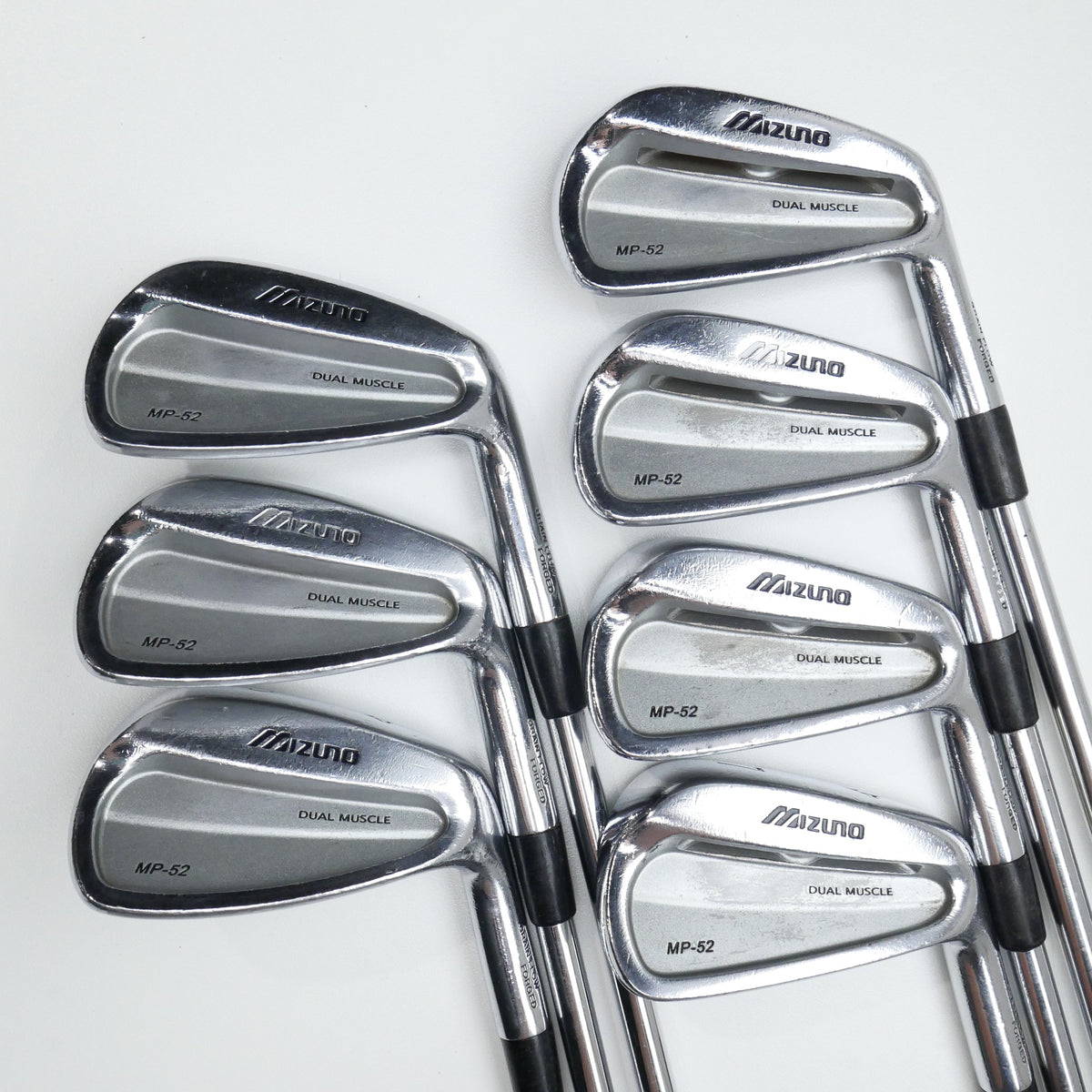 Used Mizuno MP-52 Iron Set / 4 - PW / Regular Flex