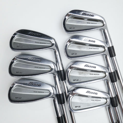 Used Mizuno MP-52 Iron Set / 4 - PW / Regular Flex