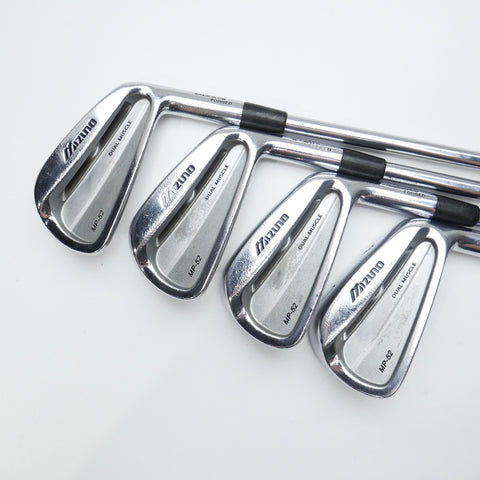 Used Mizuno MP-52 Iron Set / 4 - PW / Regular Flex