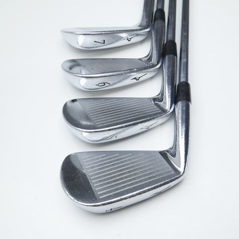 Used Mizuno MP-52 Iron Set / 4 - PW / Regular Flex