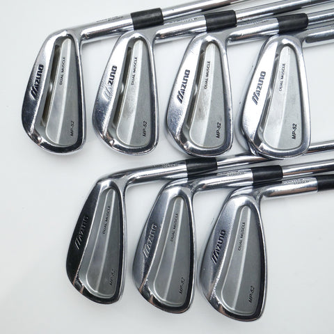 Used Mizuno MP-52 Iron Set / 4 - PW / Regular Flex