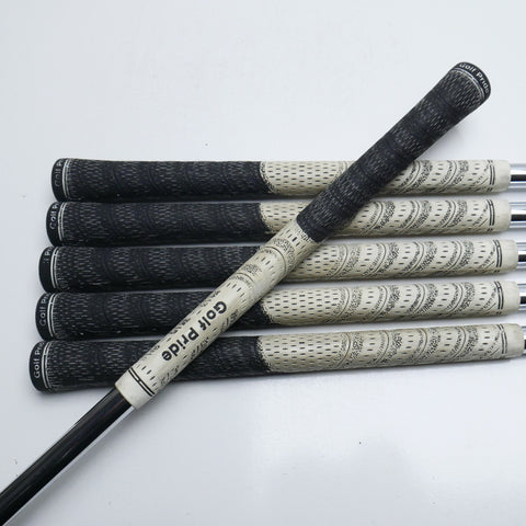 Used Mizuno MP-53 Iron Set / 5 - PW / Lite Flex