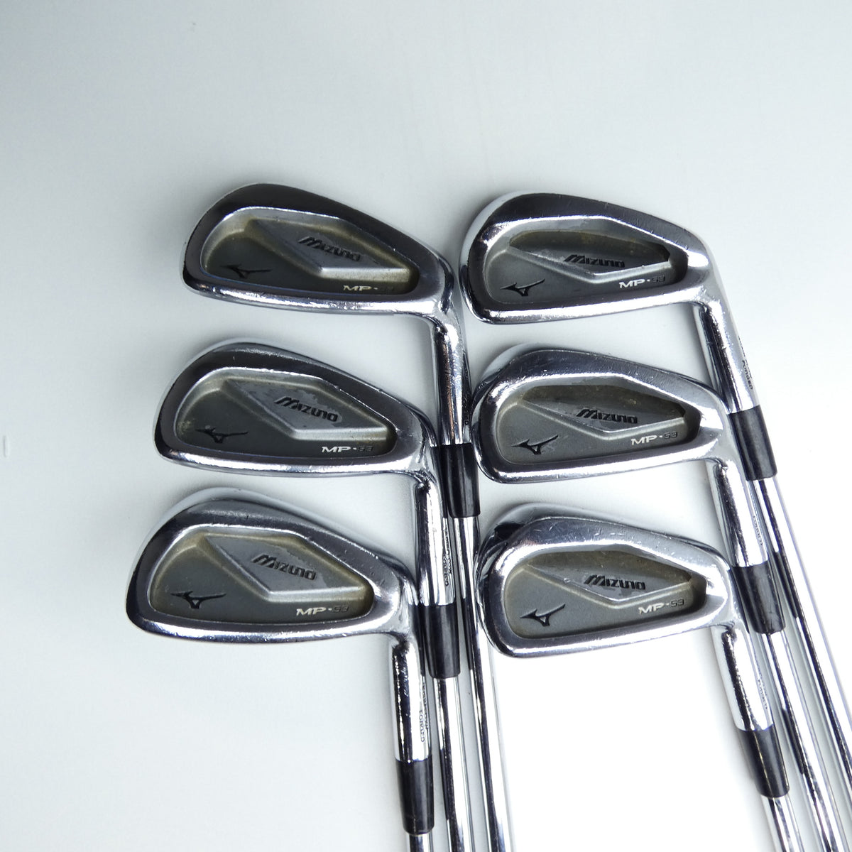 Used Mizuno MP-53 Iron Set / 5 - PW / Lite Flex