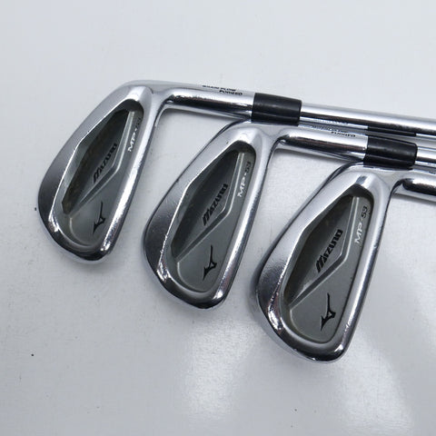 Used Mizuno MP-53 Iron Set / 5 - PW / Lite Flex