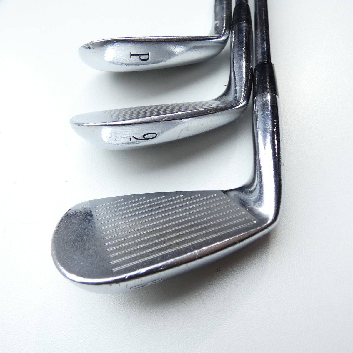 Used Mizuno MP-53 Iron Set / 5 - PW / Lite Flex