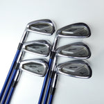 Used Mizuno MP-53 Iron Set / 5 - PW / Senior Flex / Left-Handed