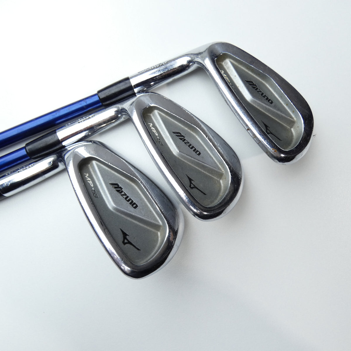 Used Mizuno MP-53 Iron Set / 5 - PW / Senior Flex / Left-Handed