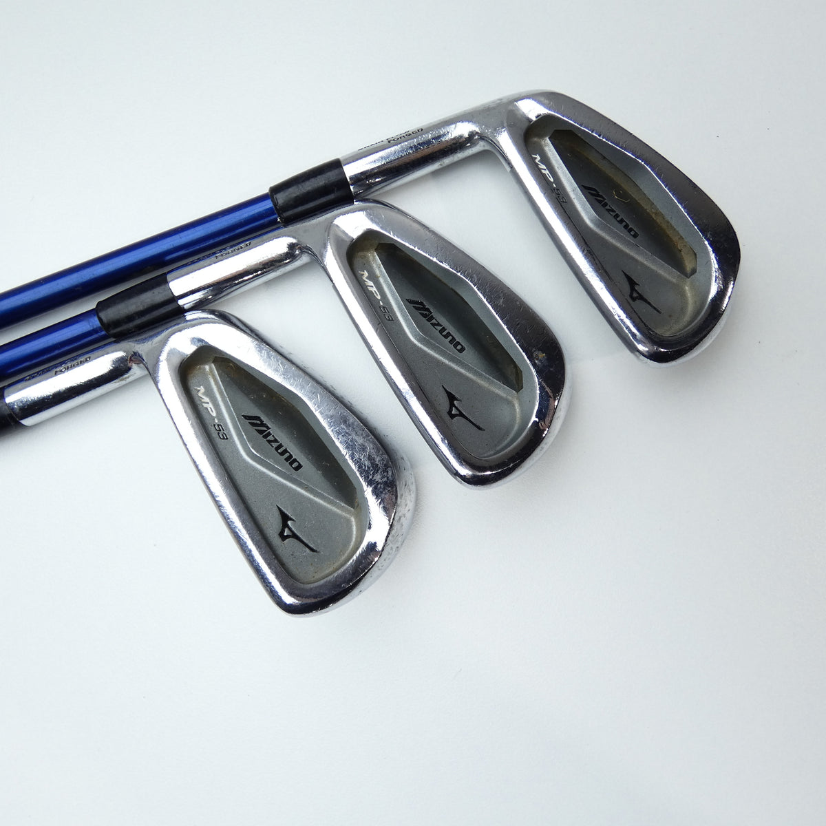 Used Mizuno MP-53 Iron Set / 5 - PW / Senior Flex / Left-Handed