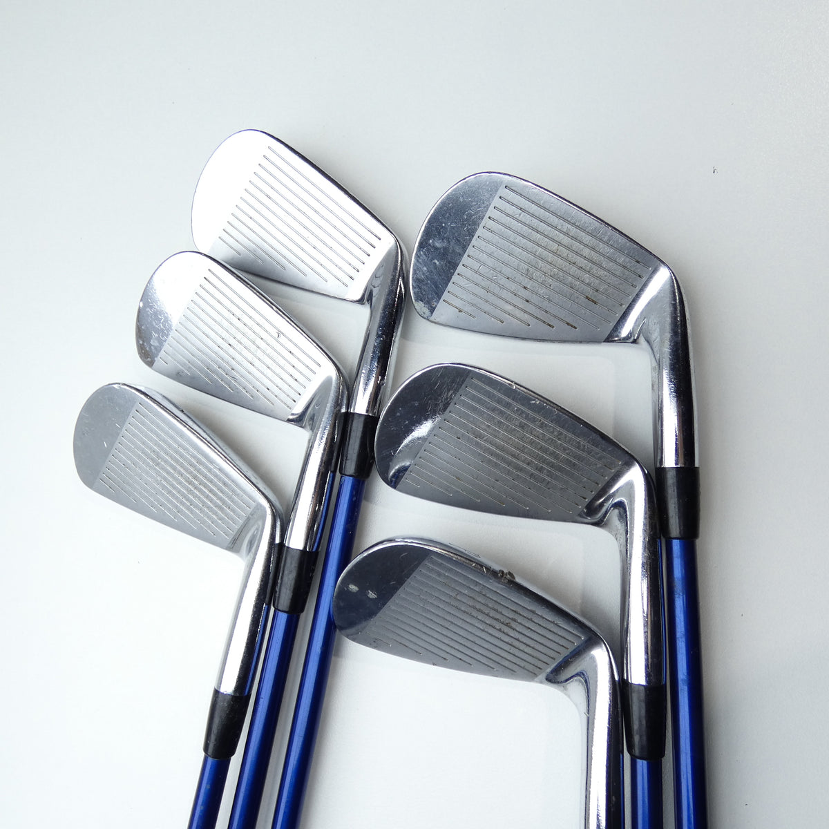 Used Mizuno MP-53 Iron Set / 5 - PW / Senior Flex / Left-Handed