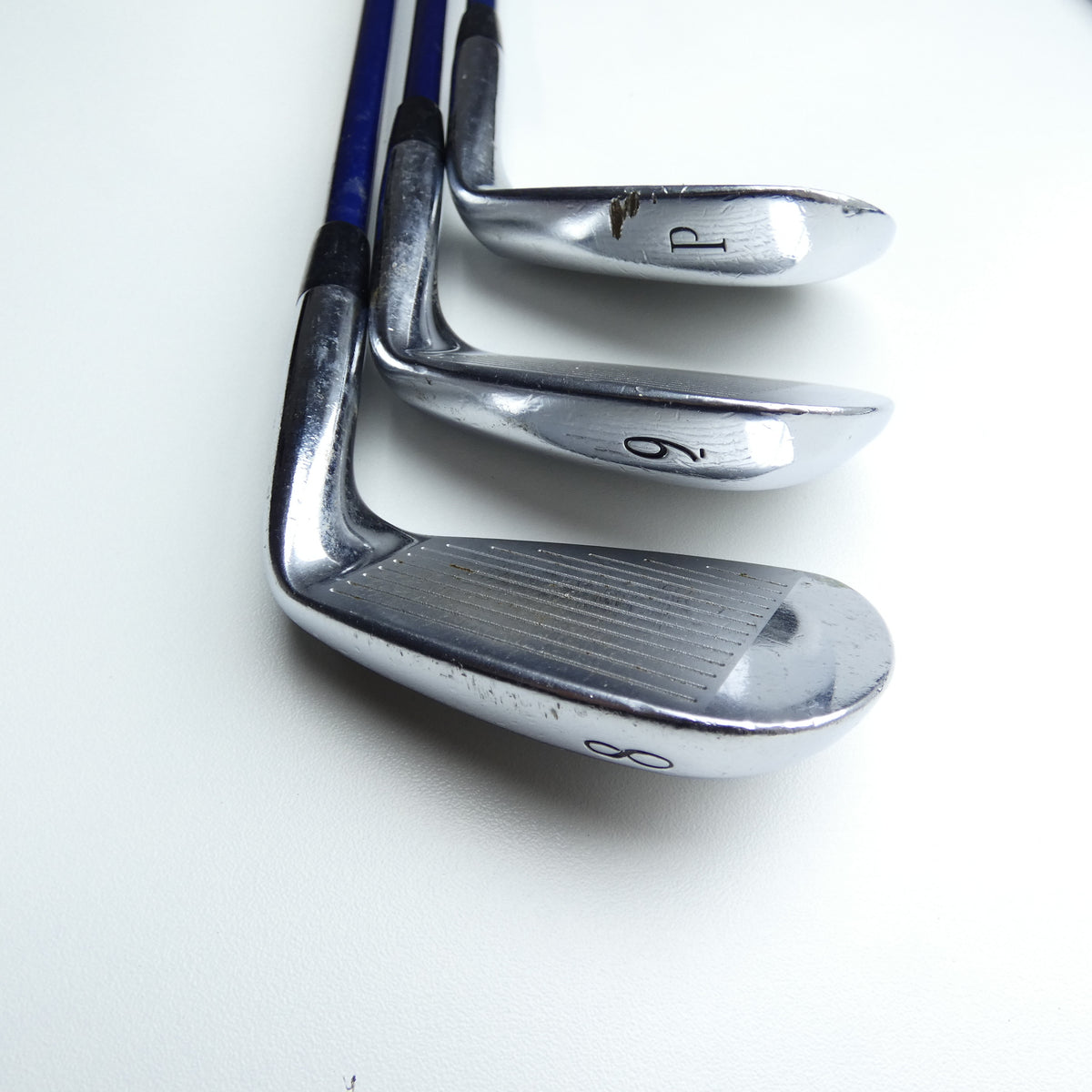 Used Mizuno MP-53 Iron Set / 5 - PW / Senior Flex / Left-Handed