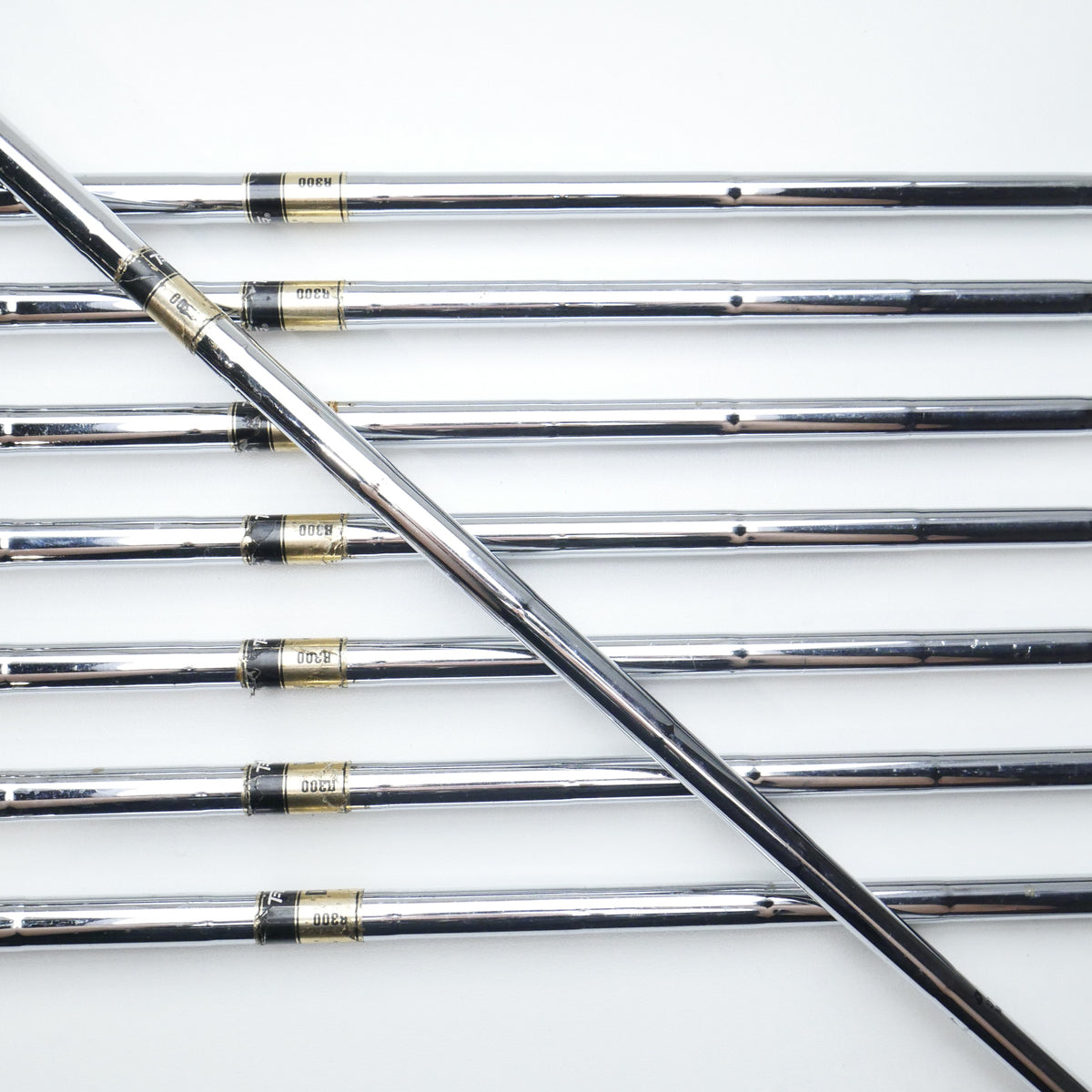 Used Mizuno MP-57 Iron Set / 3 - PW / Regular Flex / Left-Handed