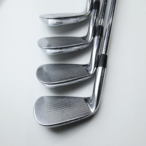 Used Mizuno MP-57 Iron Set / 3 - PW / X-Stiff Flex