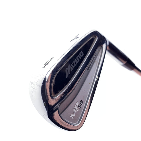 Used Mizuno MP-58 4 Iron / 24.0 Degrees / Regular Flex