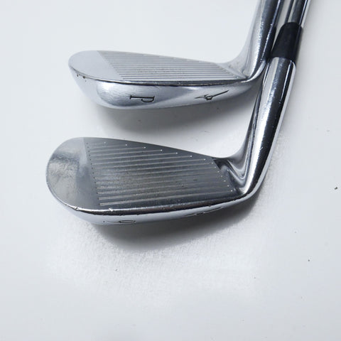 Used Mizuno MP-58 Iron Set / 6 - PW / Stiff Flex