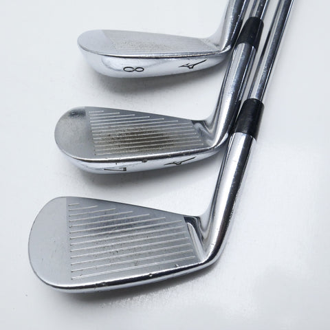 Used Mizuno MP-58 Iron Set / 6 - PW / Stiff Flex