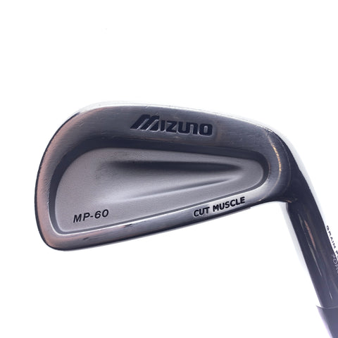 Used Mizuno MP-60 4 Iron / 24.0 Degrees / Stiff Flex