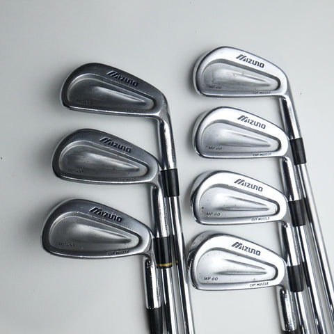 Used Mizuno MP-60 Iron Set / 3 - 9 IRON / Stiff Flex