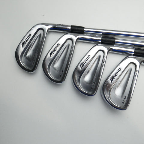 Used Mizuno MP-60 Iron Set / 3 - PW / Stiff Flex