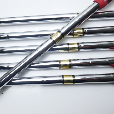 Used Mizuno MP-60 Iron Set / 5 - PW / Stiff Flex