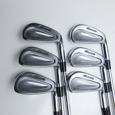 Used Mizuno MP-60 Iron Set / 5 - PW / Stiff Flex