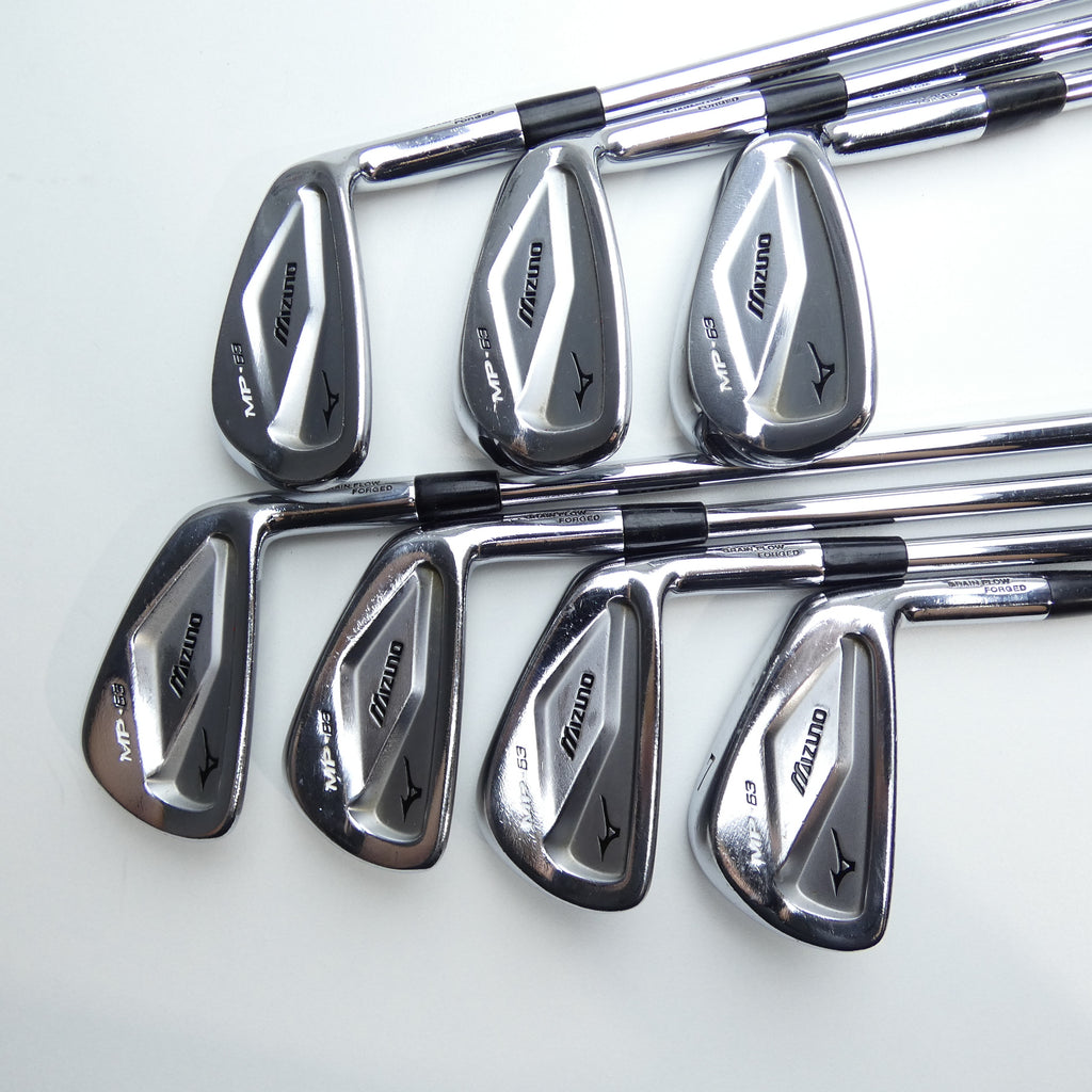 Used Mizuno MP-63 Iron Set / 4 - PW / A Flex