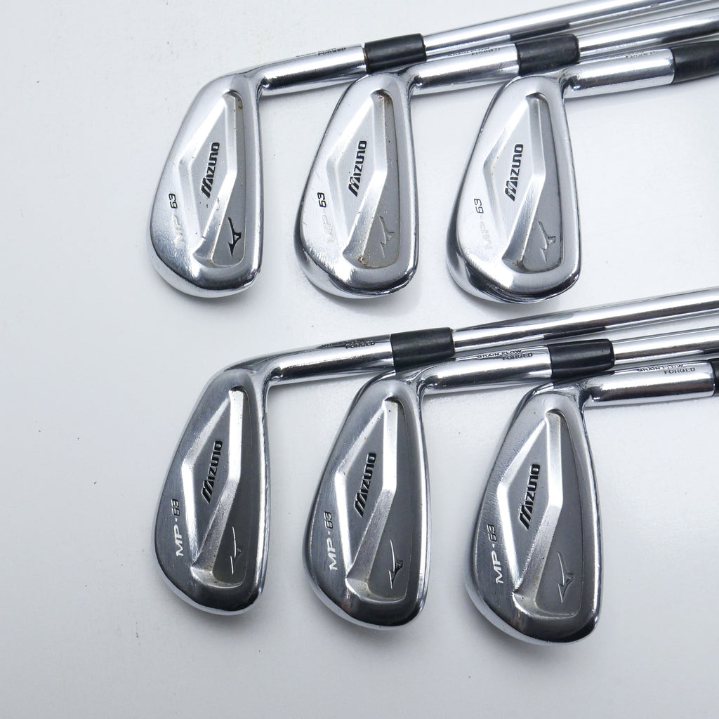 Used Mizuno MP-63 Iron Set / 5 - PW / X-Stiff Flex