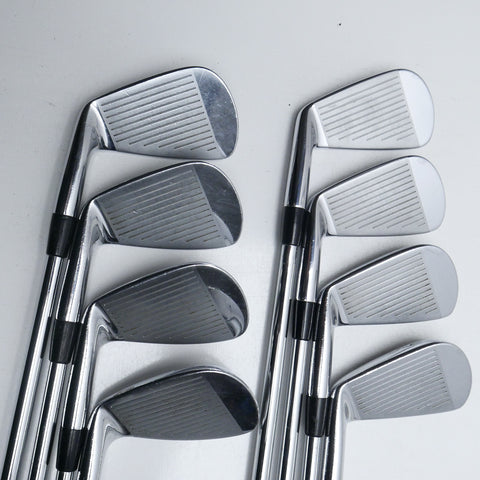 Used Mizuno MP-64 Iron Set / 3 - PW / Stiff Flex