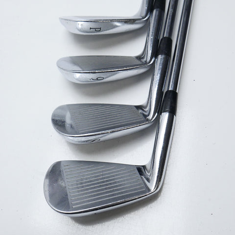 Used Mizuno MP-64 Iron Set / 3 - PW / Stiff Flex