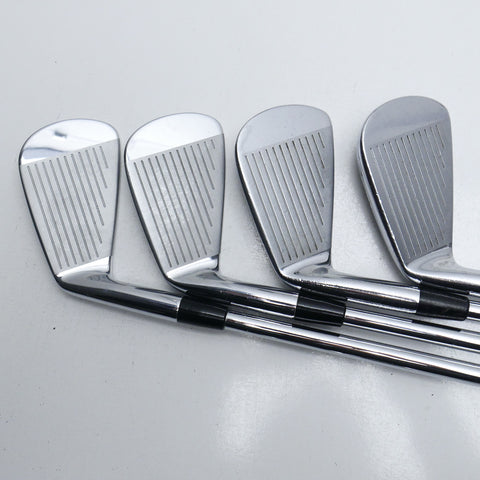 Used Mizuno MP-64 Iron Set / 3 - PW / Stiff Flex