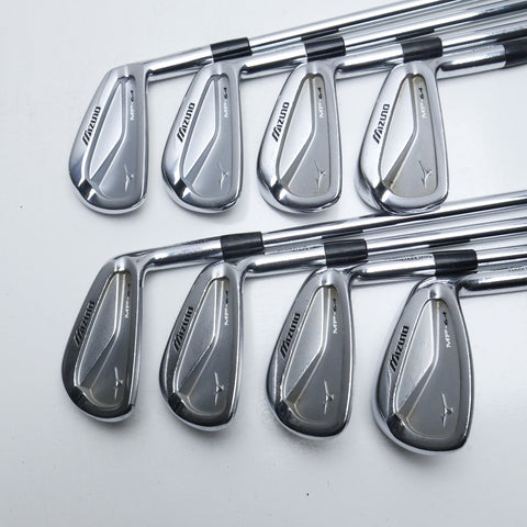 Used Mizuno MP-64 Iron Set / 3 - PW / Stiff Flex