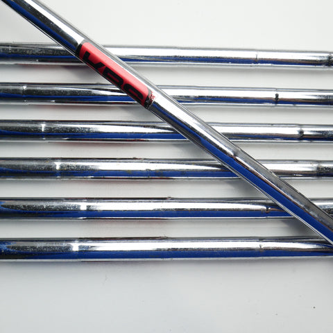 Used Mizuno MP-64 Iron Set / 4 - PW / Stiff Flex