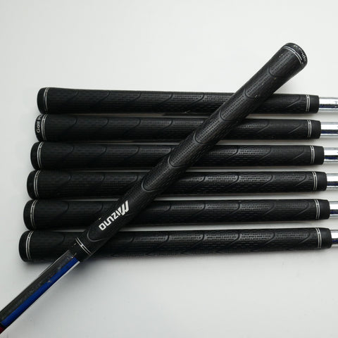 Used Mizuno MP-64 Iron Set / 4 - PW / Stiff Flex