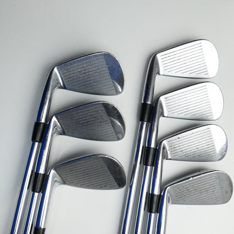 Used Mizuno MP-64 Iron Set / 4 - PW / Stiff Flex