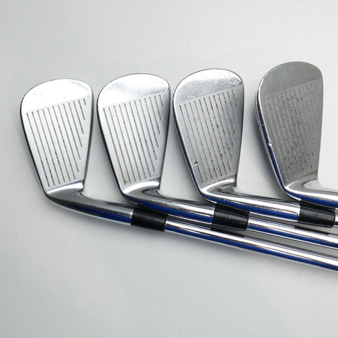 Used Mizuno MP-64 Iron Set / 4 - PW / Stiff Flex