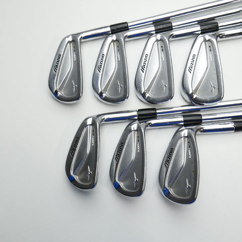 Used Mizuno MP-64 Iron Set / 4 - PW / Stiff Flex