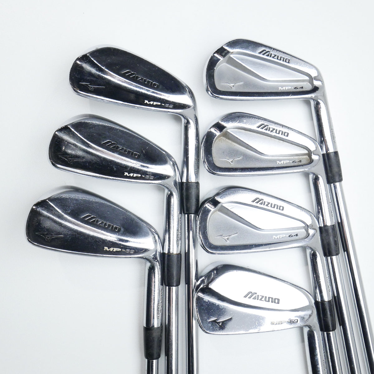 Used Mizuno MP-64 & MP-69 Combo Iron Set / 4 - PW / Stiff Flex
