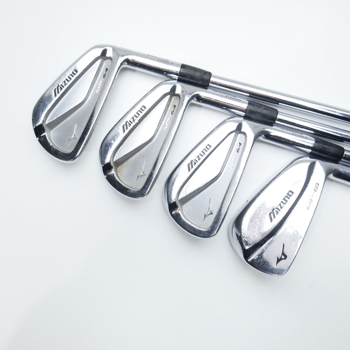 Used Mizuno MP-64 & MP-69 Combo Iron Set / 4 - PW / Stiff Flex
