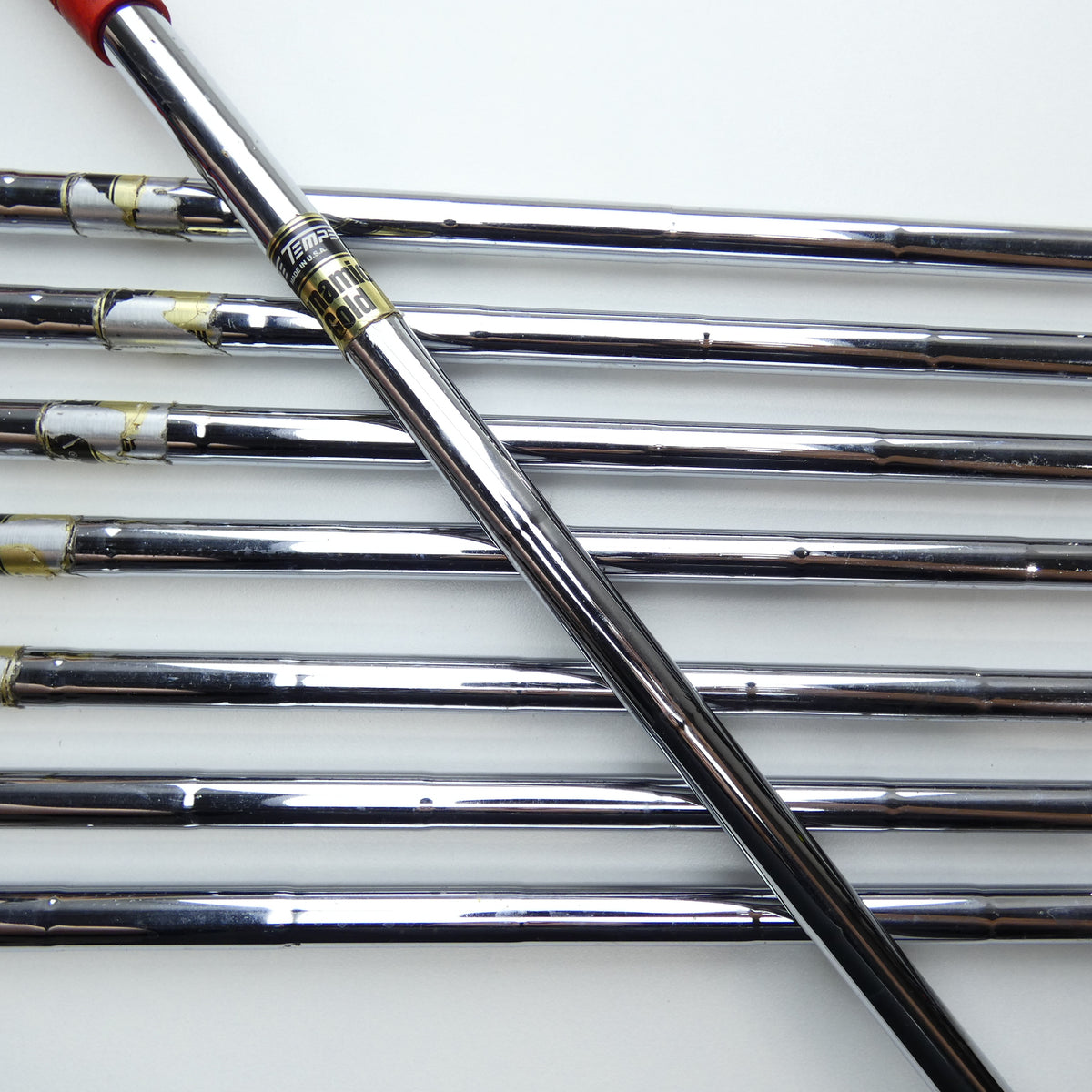 Used Mizuno MP-67 Iron Set / 3 - PW / Stiff Flex