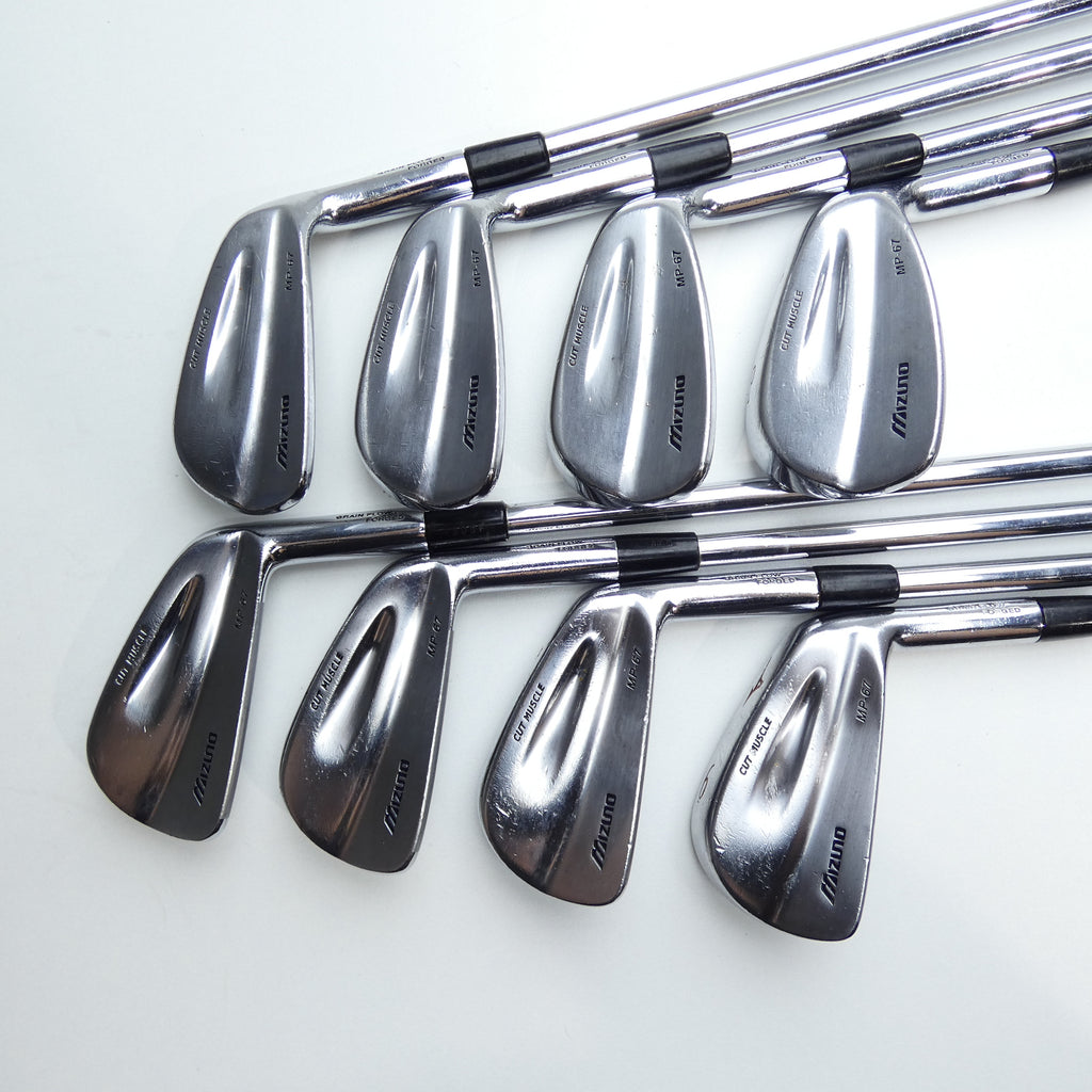 Used Mizuno MP-67 Iron Set / 3 - PW / Stiff Flex
