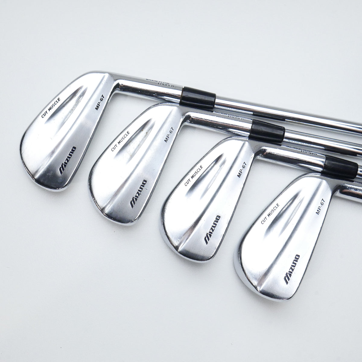 Used Mizuno MP-67 Iron Set / 3 - PW / X-Stiff Flex