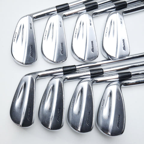 Used Mizuno MP-67 Iron Set / 3 - PW / X-Stiff Flex