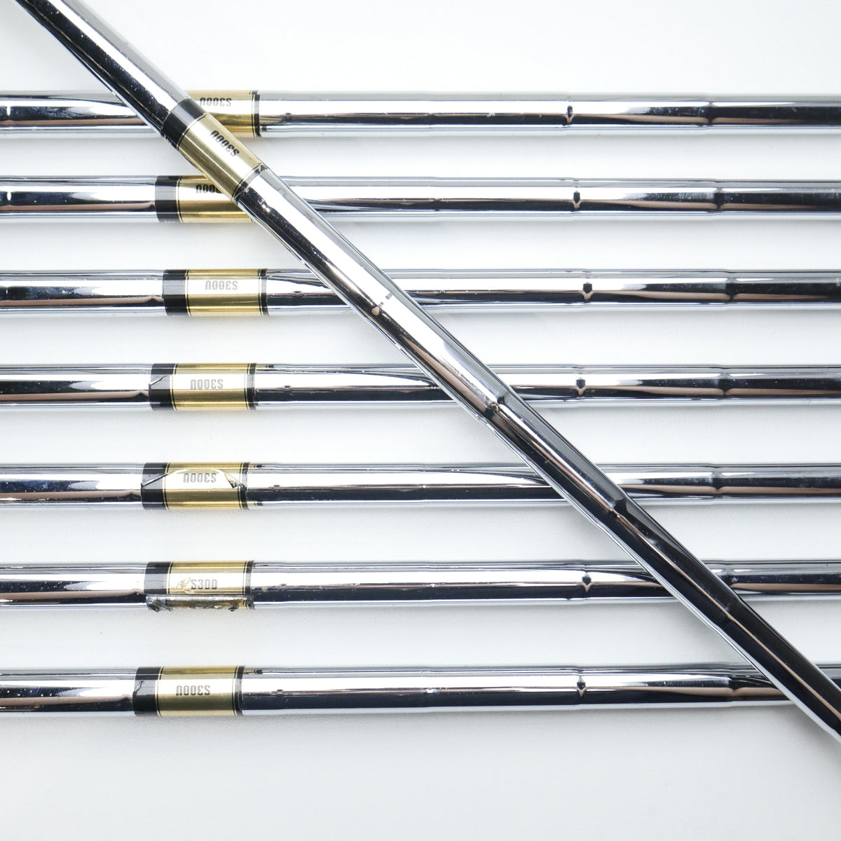Used Mizuno MP-68 Iron Set / 3 - PW / Stiff Flex