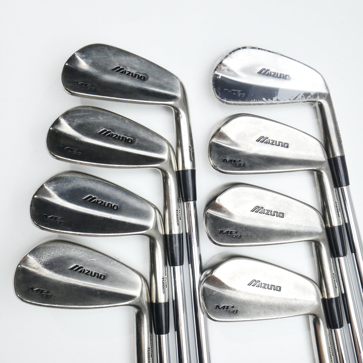 Used Mizuno MP-68 Iron Set / 3 - PW / Stiff Flex