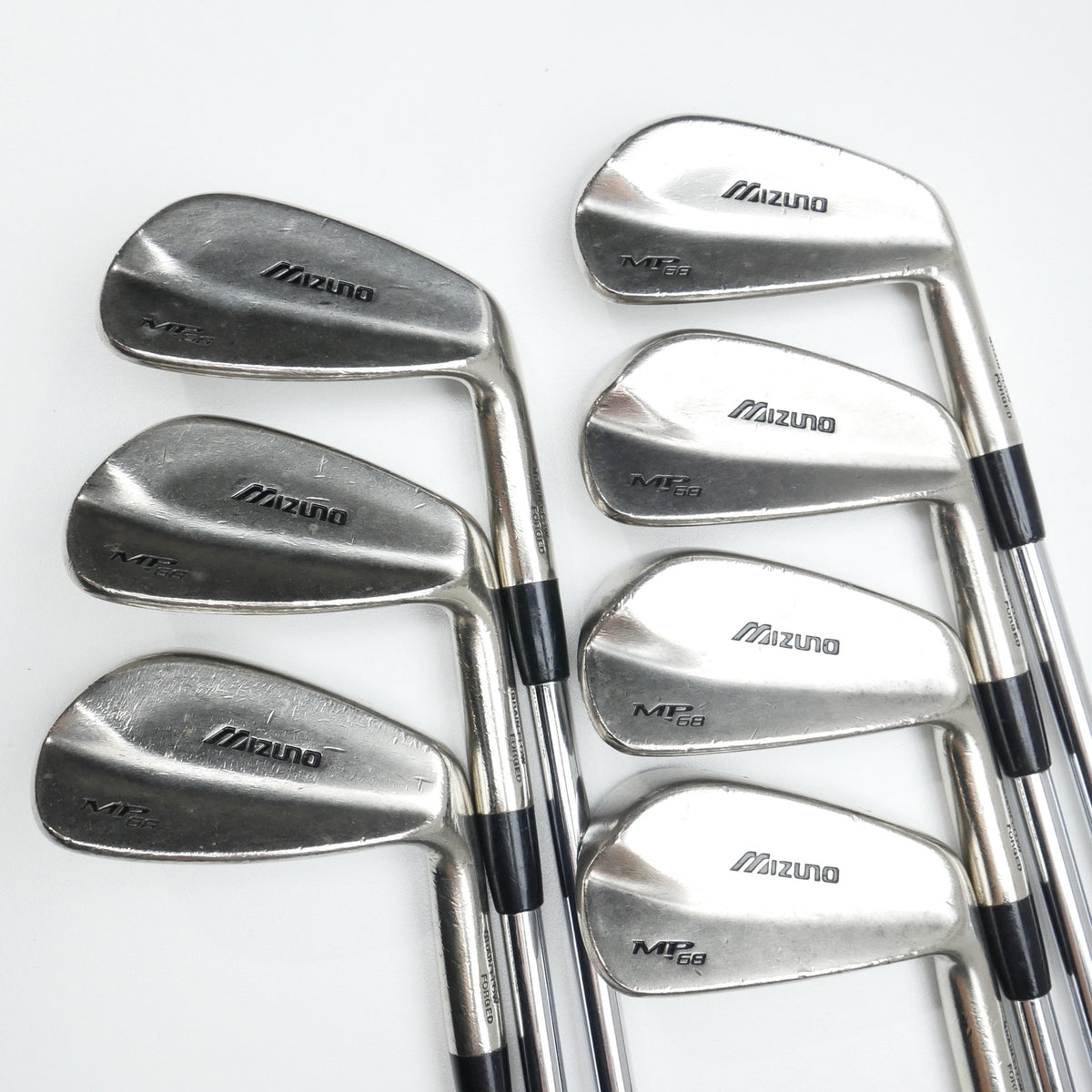 Used Mizuno MP-68 Iron Set / 4 - PW / Regular Flex