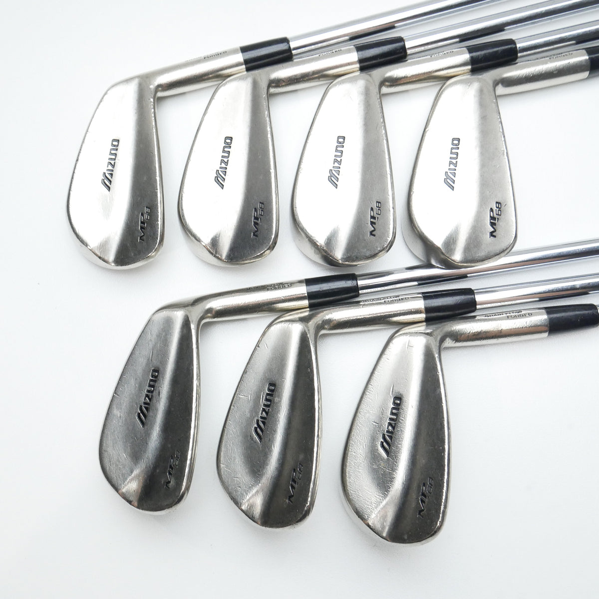 Used Mizuno MP-68 Iron Set / 4 - PW / Regular Flex