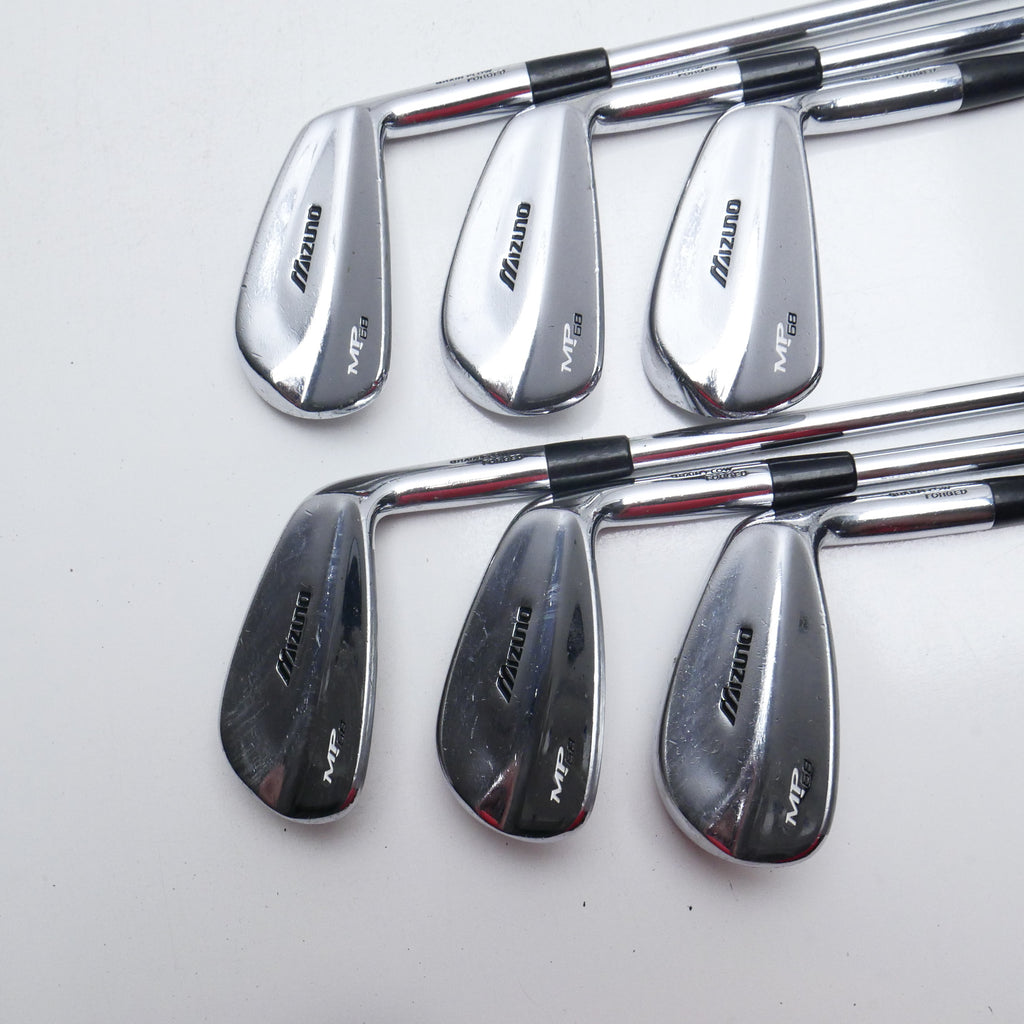 Used Mizuno MP-68 Iron Set / 5 - PW / Stiff Flex