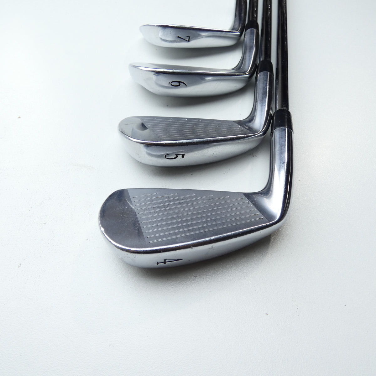 Used Mizuno MP-H5 & MP4 Combo Iron Set / 4 - PW / X-Stiff Flex
