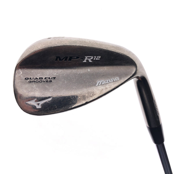 Used Mizuno MP-R 12 Black Satin Gap Wedge / 50.0 Degrees / Regular Flex