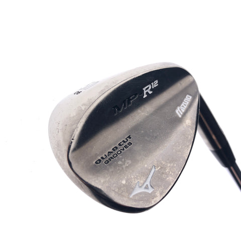 Used Mizuno MP-R 12 Black Satin Gap Wedge / 50.0 Degrees / Stiff Flex