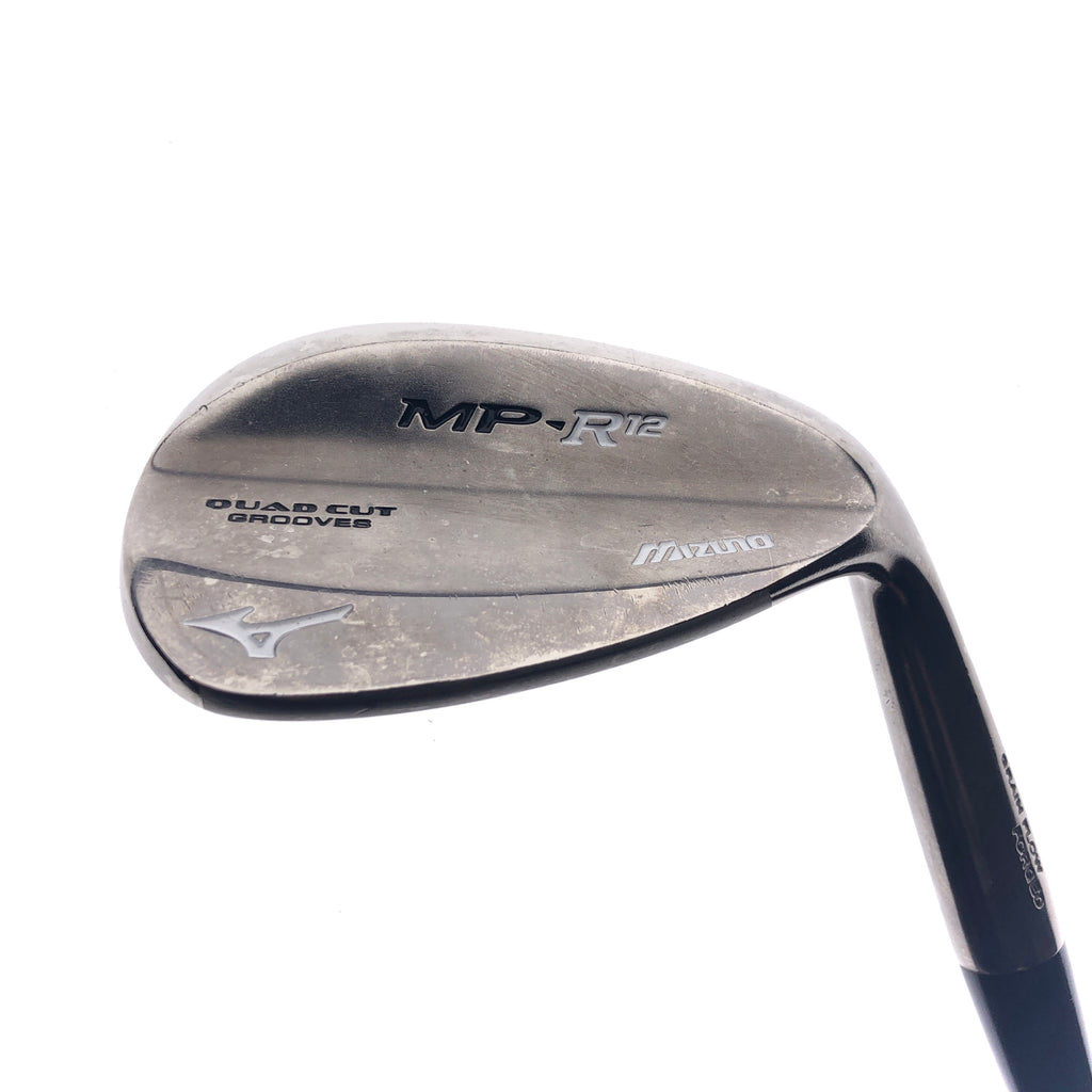 Used Mizuno MP-R 12 Black Satin Gap Wedge / 50.0 Degrees / Stiff Flex